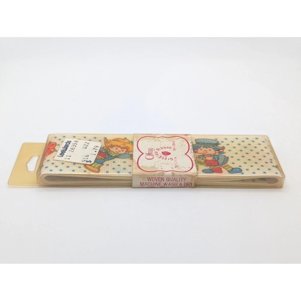 Strawberry Shortcake Vintage Offray Grosgrain Ribbon 1.5
